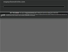 Tablet Screenshot of mapsychomotricite.com